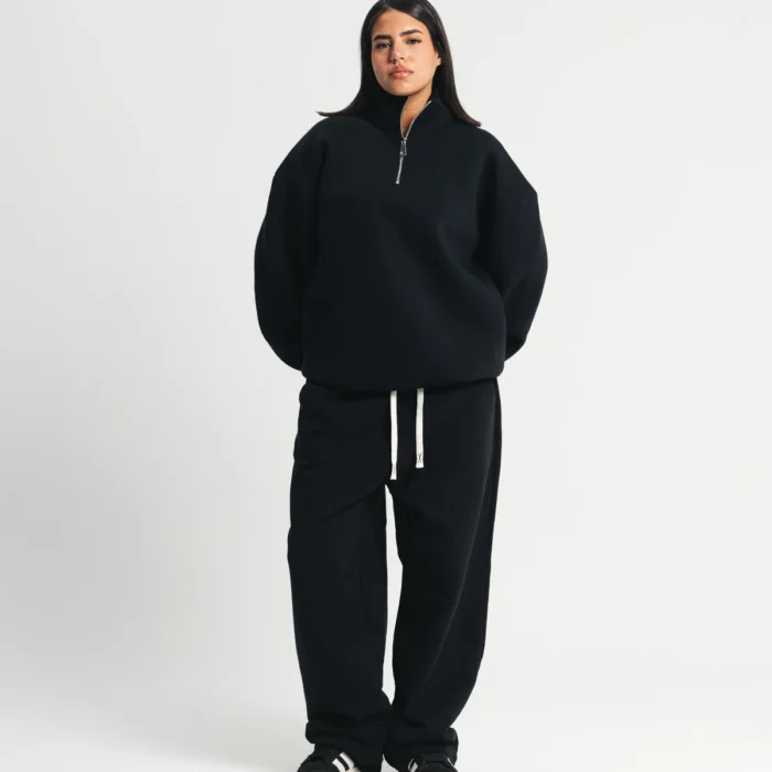 Black Quarter-Zip